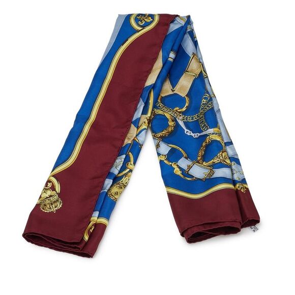 Pre Loved hermes Women Blue Scarves - Picture 1 of 6